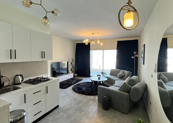 Fully Equipped 2 Bedrooms In Sokhna For Families Dağ evi *